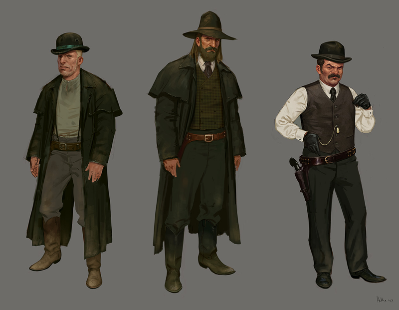 Illustration for article titled The Dusty Concept Art of Red Dead Redemption